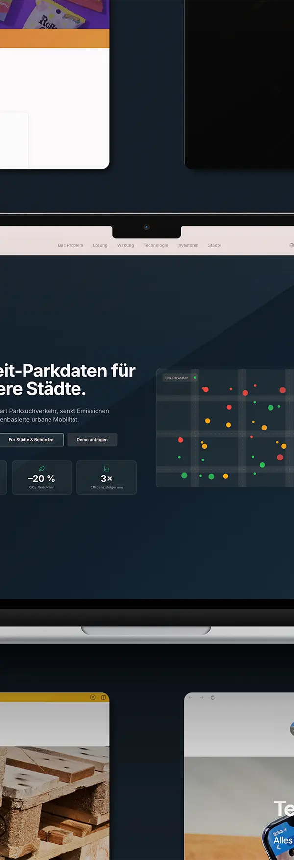 FindmyPark – Start-Up Landingpage | Webdesign Referenz