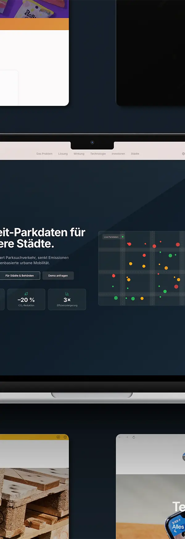 FindmyPark – Start-Up Landingpage | Website erstellen lassen