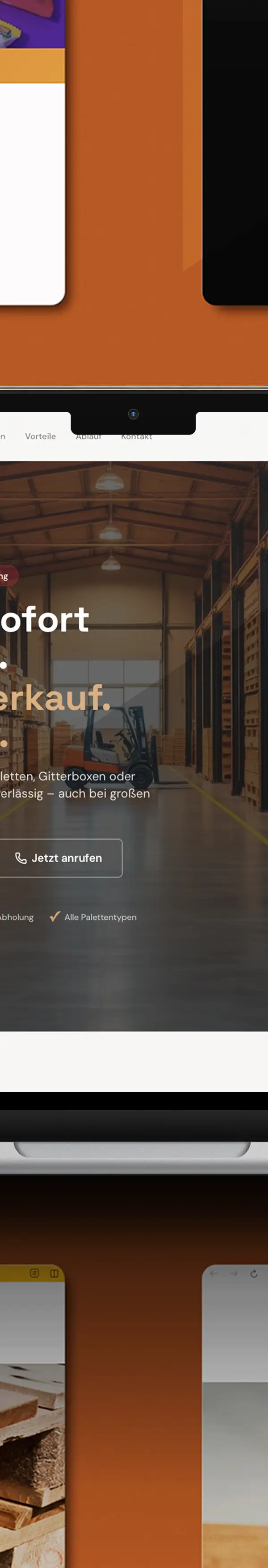 Neckar Palettenhandel – Landingpage | Website erstellen lassen
