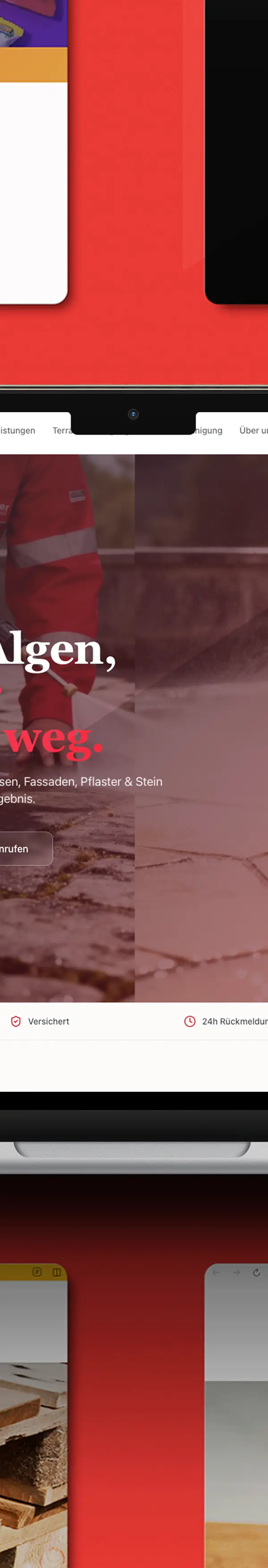 Lucas - Hochdruckreinigung – Corporate Website | Webdesign Referenz