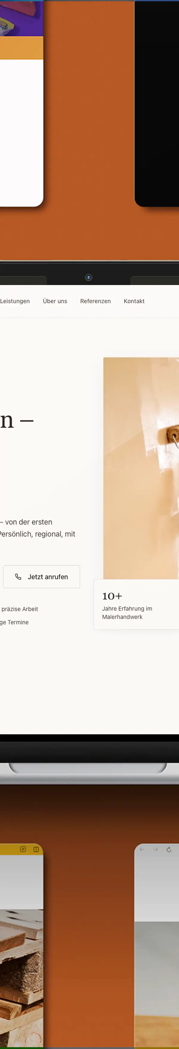 ME-KA - Maler- & Estrich GmbH – Corporate Website | Webdesign Referenz