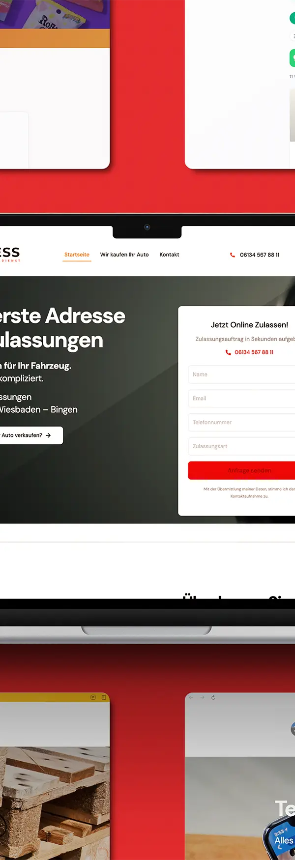 Express Zulassungsdienst – LandingPage | Website erstellen lassen