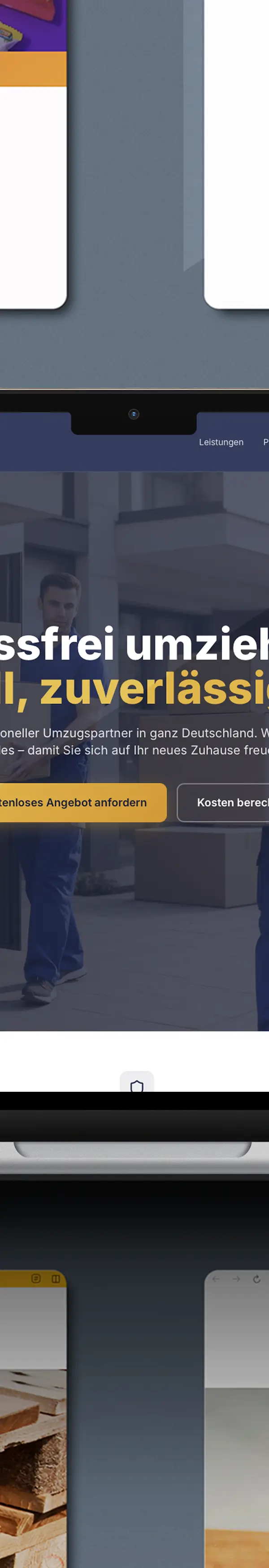 FLIXDienst | Umzüge & Transport – LandingPage | Webdesign Referenz