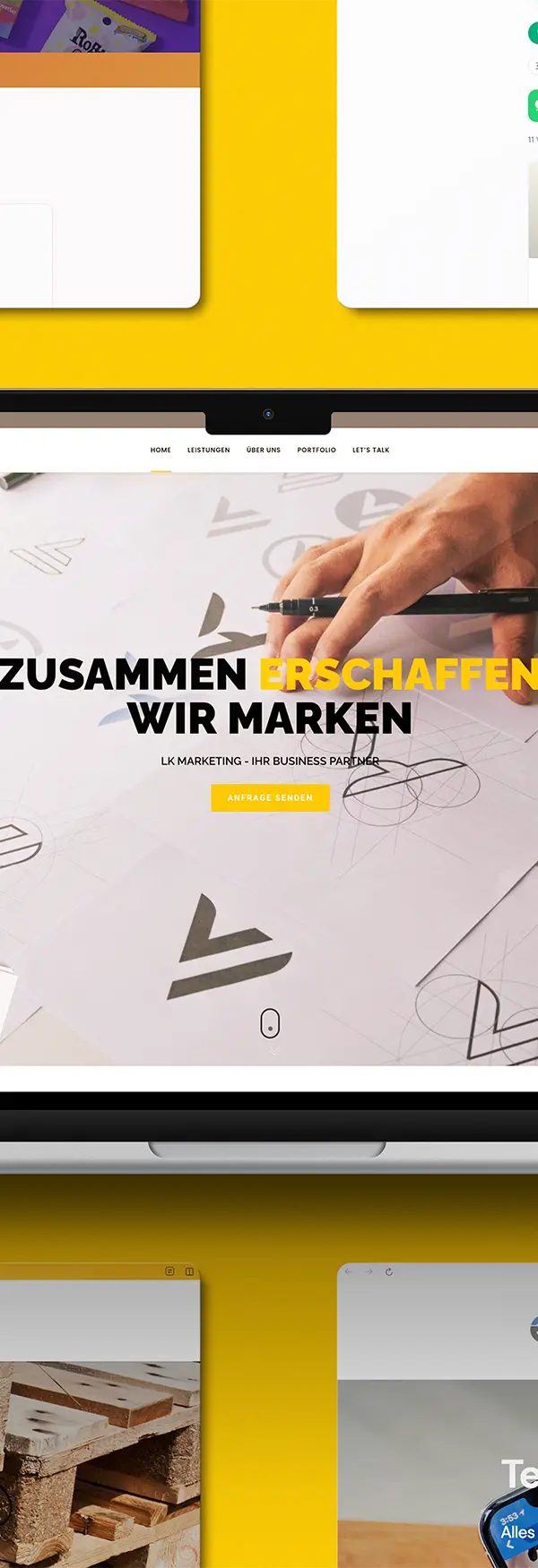 LK Marketing Group – Corporate Website | Webdesign Referenz
