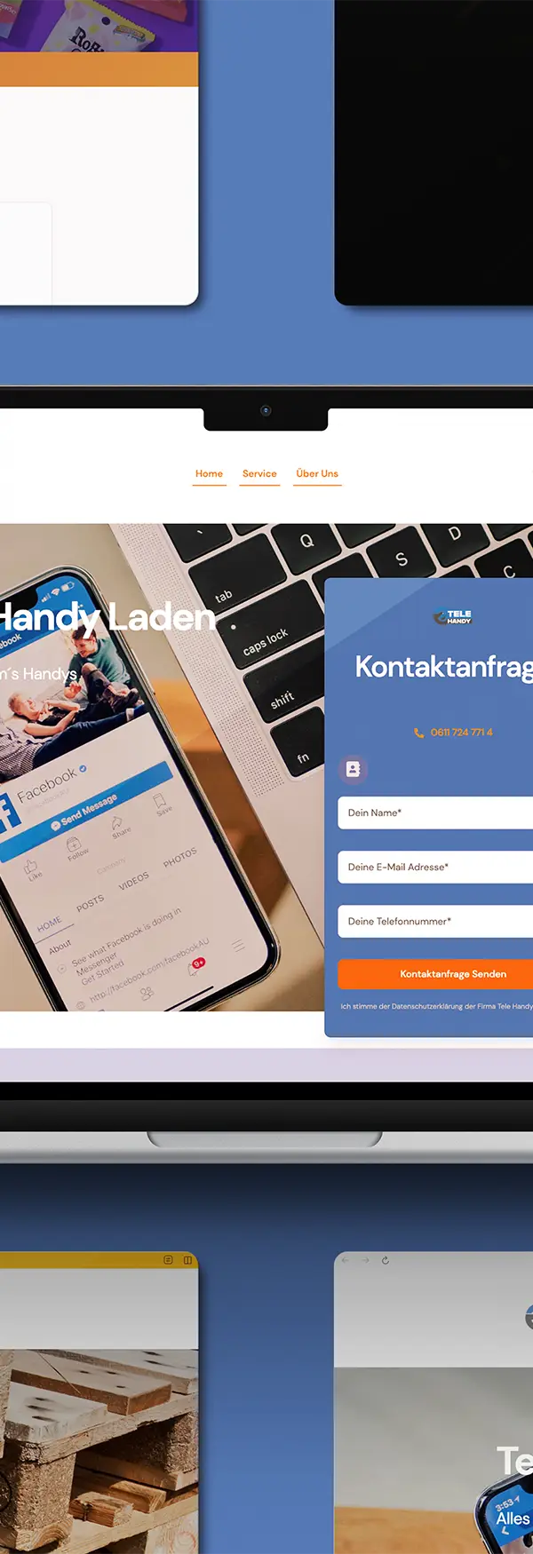 Tele Handyladen – LandingPage | Website erstellen lassen