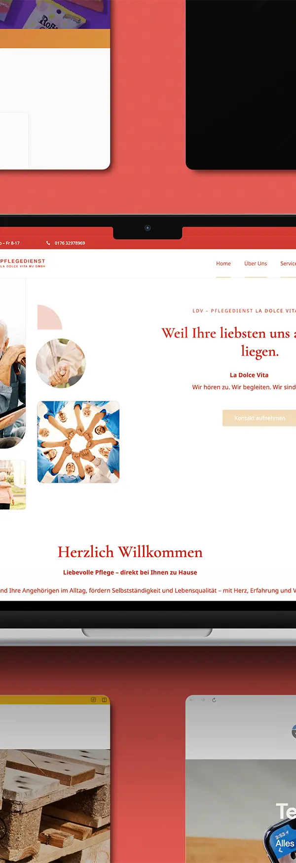 La Dolce Vita - Pflegedienst – Corporate website | Webdesign Referenz