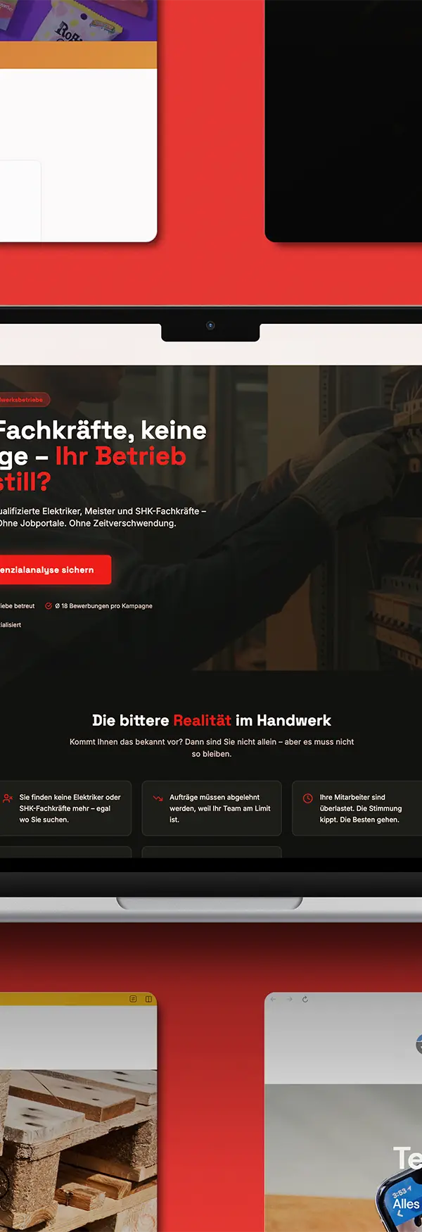 PowerMents - Social Recruiting – LandingPage | Webdesign Referenz