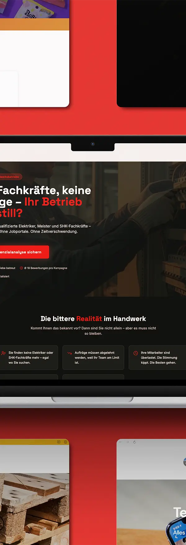 PowerMents - Social Recruiting – LandingPage | Website erstellen lassen